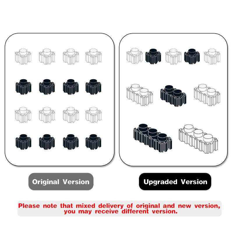 Larcele 4848 Pieces Calico Cat Micro Building Blocks Animal Mini Building Toy Bricks KLJM-02 (Model 2842) - Image 3